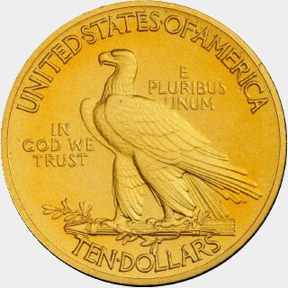 1912 Proof Ten Dollar reverse