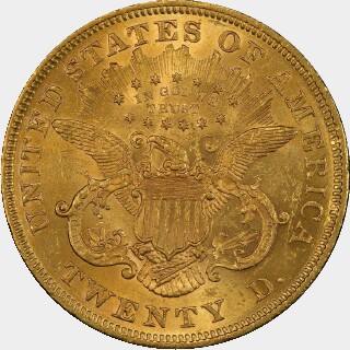 1873  Twenty Dollar reverse