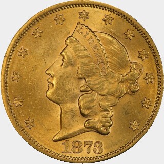 1873  Twenty Dollar obverse