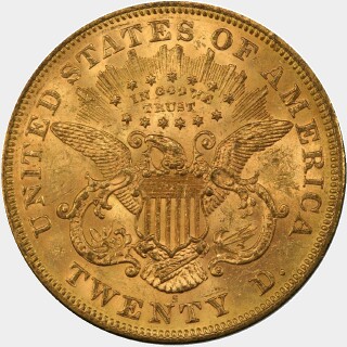 1873-S  Twenty Dollar reverse