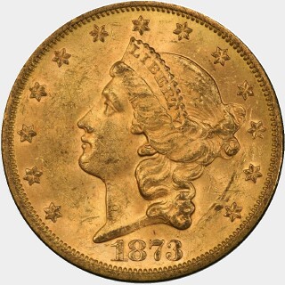 1873-S  Twenty Dollar obverse