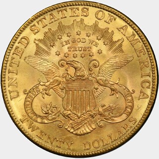 1907  Twenty Dollar reverse