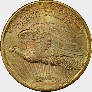 1911  Twenty Dollar reverse