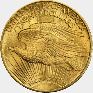 1911-S  Twenty Dollar reverse