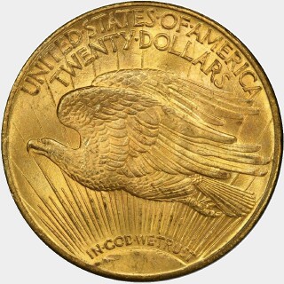 1913-S  Twenty Dollar reverse