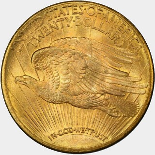 1916-S  Twenty Dollar reverse
