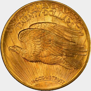 1924-D  Twenty Dollar reverse