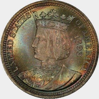 1893  Quarter Dollar obverse