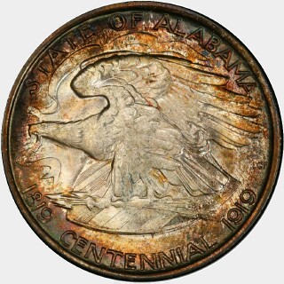1921  Half Dollar reverse