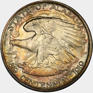 1921  Half Dollar reverse