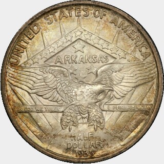 1935-D  Half Dollar reverse