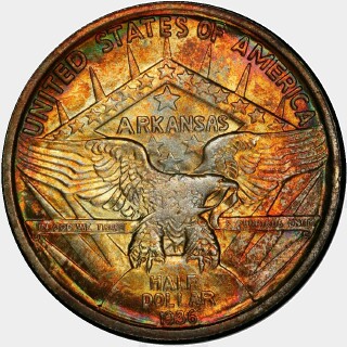 1936  Half Dollar reverse