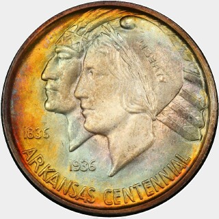 1936-D  Half Dollar obverse