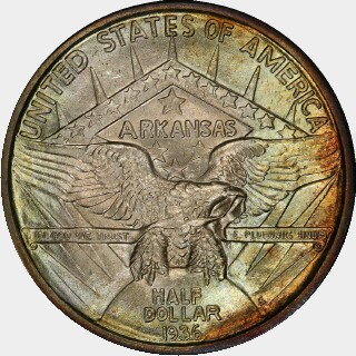 1936-S  Half Dollar reverse