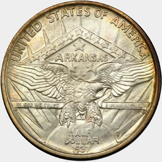 1937-D  Half Dollar reverse
