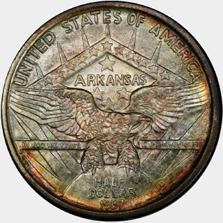 1937-S  Half Dollar reverse