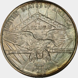 1938  Half Dollar reverse
