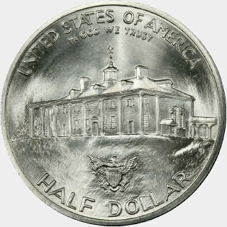 1982-D  Half Dollar reverse