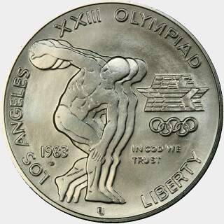 1983-D  One Dollar obverse