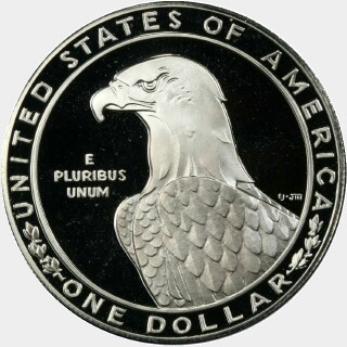 1983-S Proof One Dollar reverse