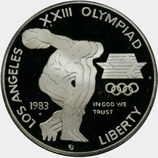 1983-S Proof One Dollar obverse