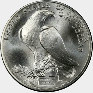 1984-P  One Dollar reverse