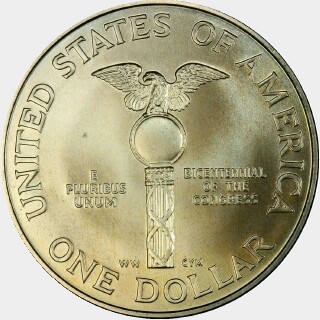 1989-D  One Dollar reverse