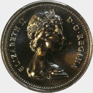 1983 Prooflike Five Cent obverse