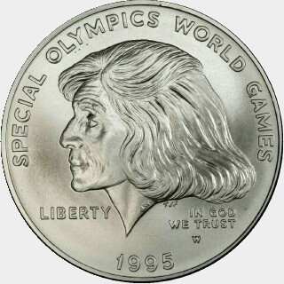 1995-W  One Dollar obverse