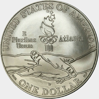 1995-D  One Dollar reverse