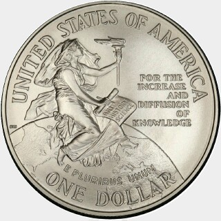 1996-D  One Dollar reverse