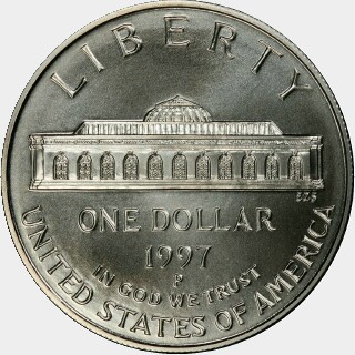 1997-P  One Dollar obverse