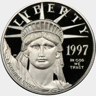 1997-W Proof Fifty Dollar obverse