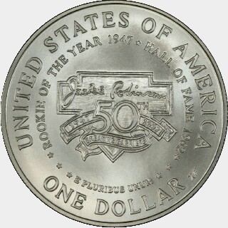 1997-S  One Dollar reverse