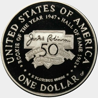 1997-S Proof One Dollar reverse