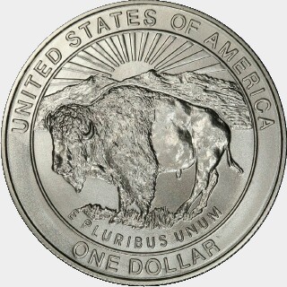 1999-P  One Dollar reverse
