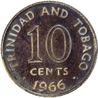 1966 Proof Ten Cent reverse