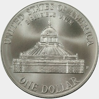 2000-P  One Dollar reverse