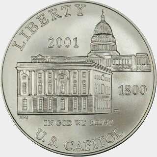 2001-P  One Dollar obverse
