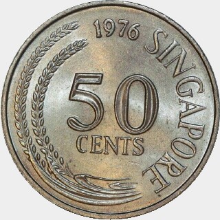 1976  Fifty Cent reverse