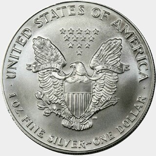 1993  One Dollar reverse