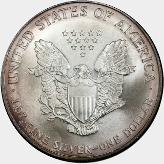 1995  One Dollar reverse