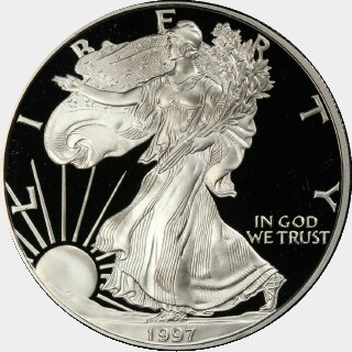 1997-P Proof One Dollar obverse
