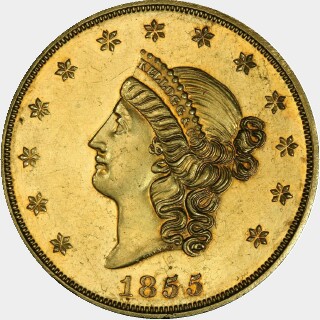1855 Proof Fifty Dollar obverse
