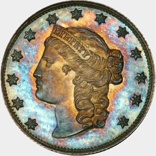 1851  Two and a Half Dollar obverse