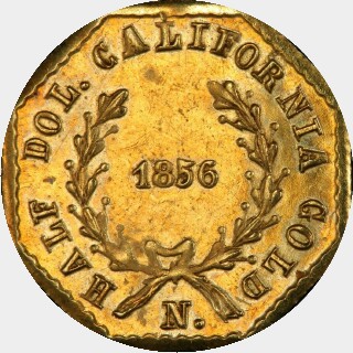 1856  Half Dollar reverse