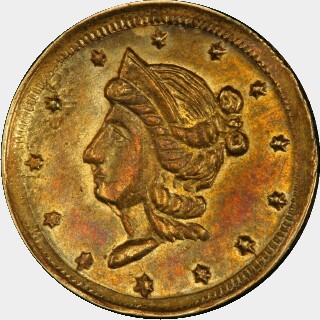 1854  Half Dollar obverse