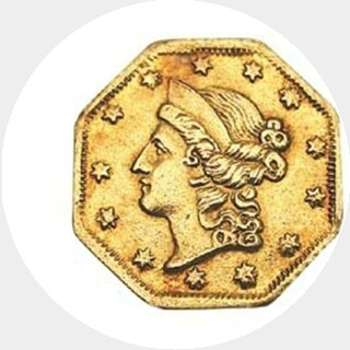 1853  One Dollar obverse