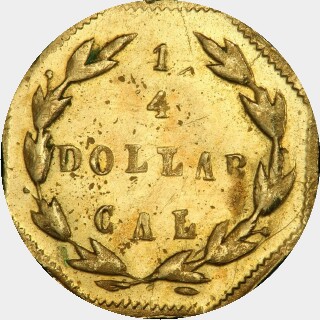 1870  Quarter Dollar reverse