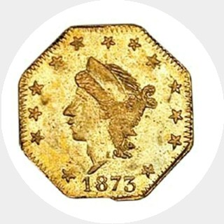 1873  Quarter Dollar obverse